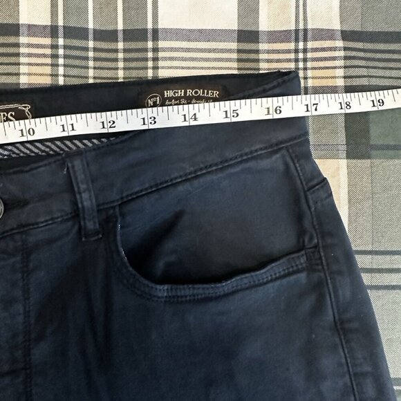 Jack of Spades High Roller Men’s Chino Pants Blue Sz 34x30 Straight Leg - Picture 12 of 12